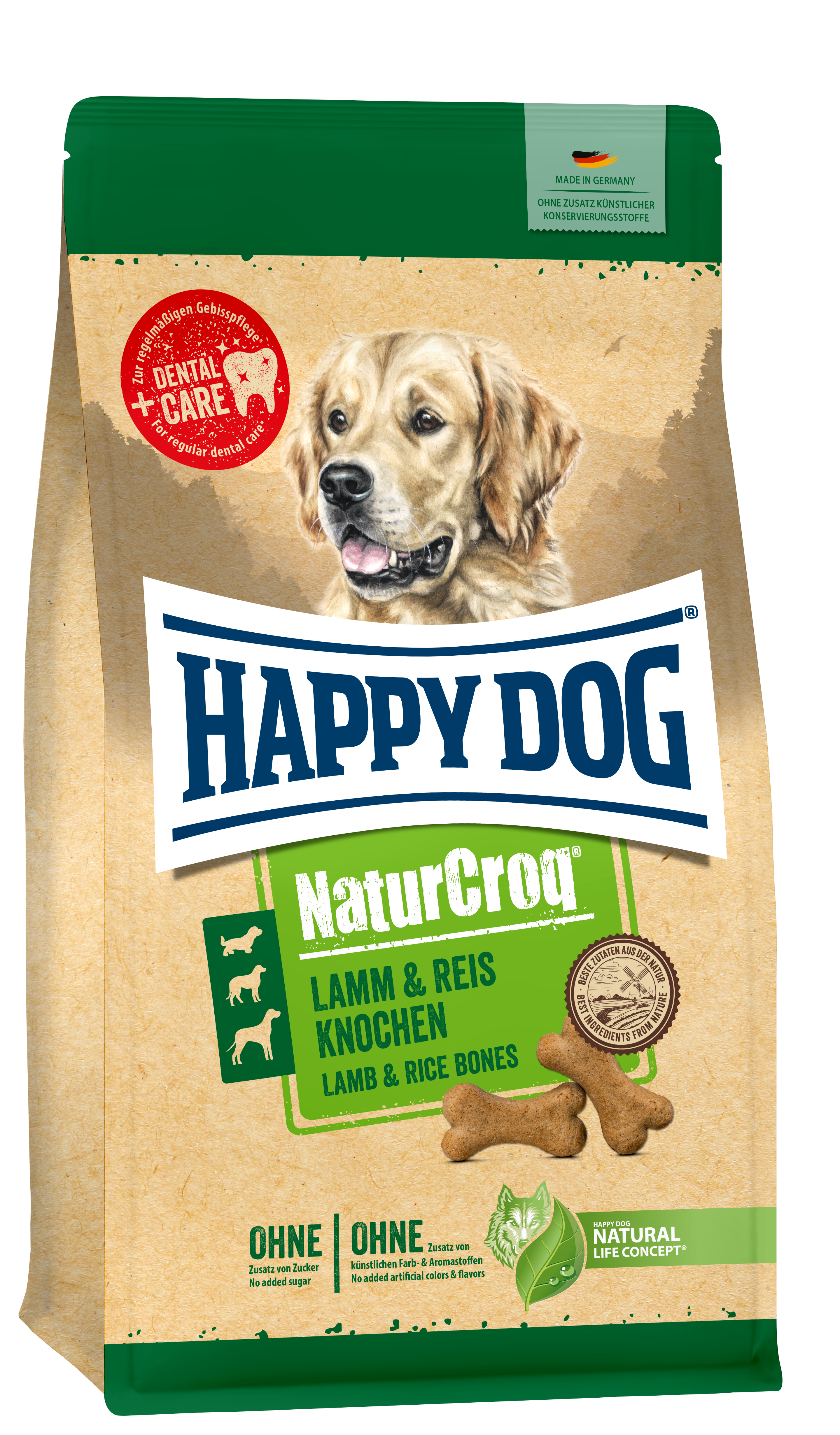 Knochen mit Lamm & Reis